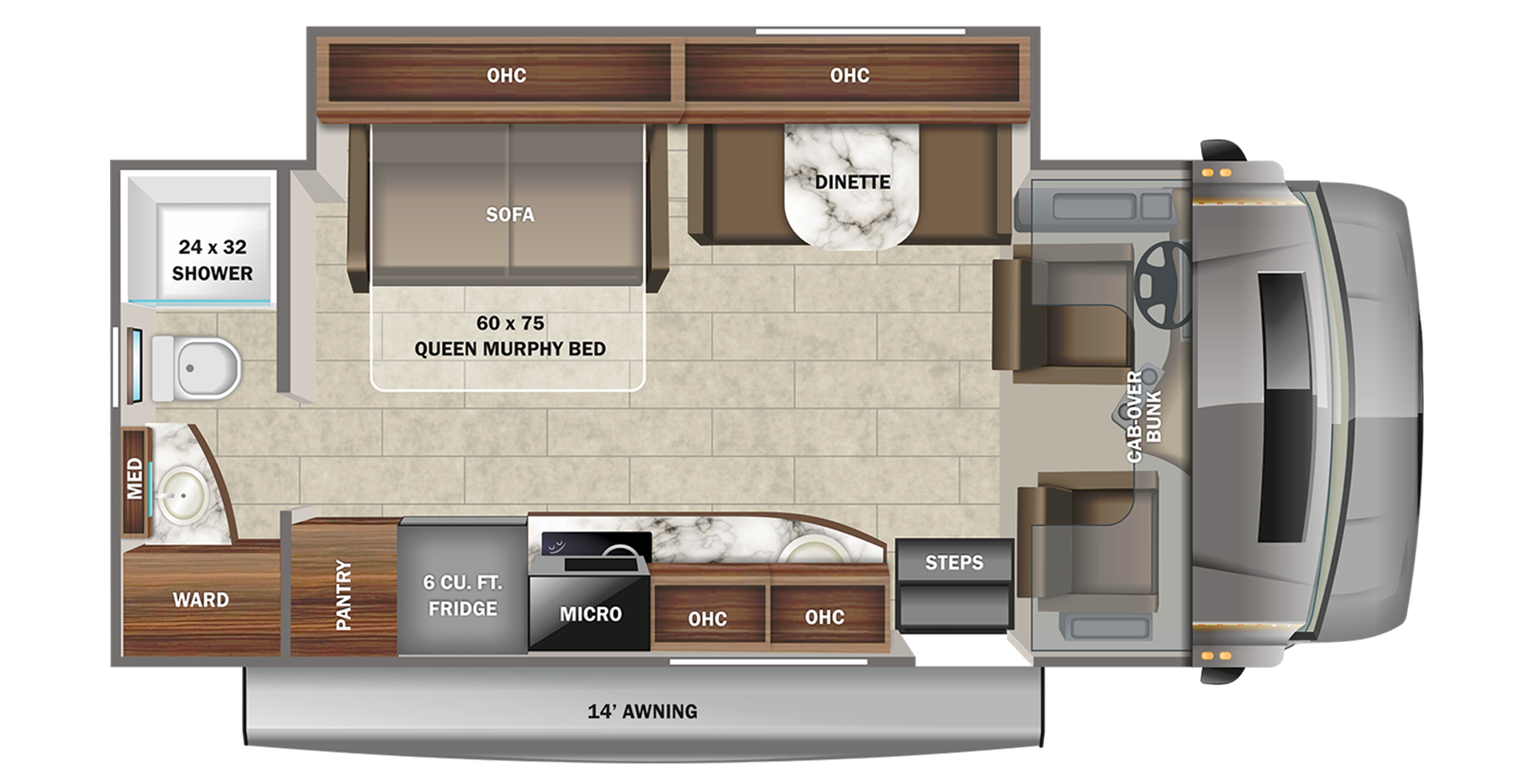 Jayco Melbourne Prestige 24RP Class A Motorhome