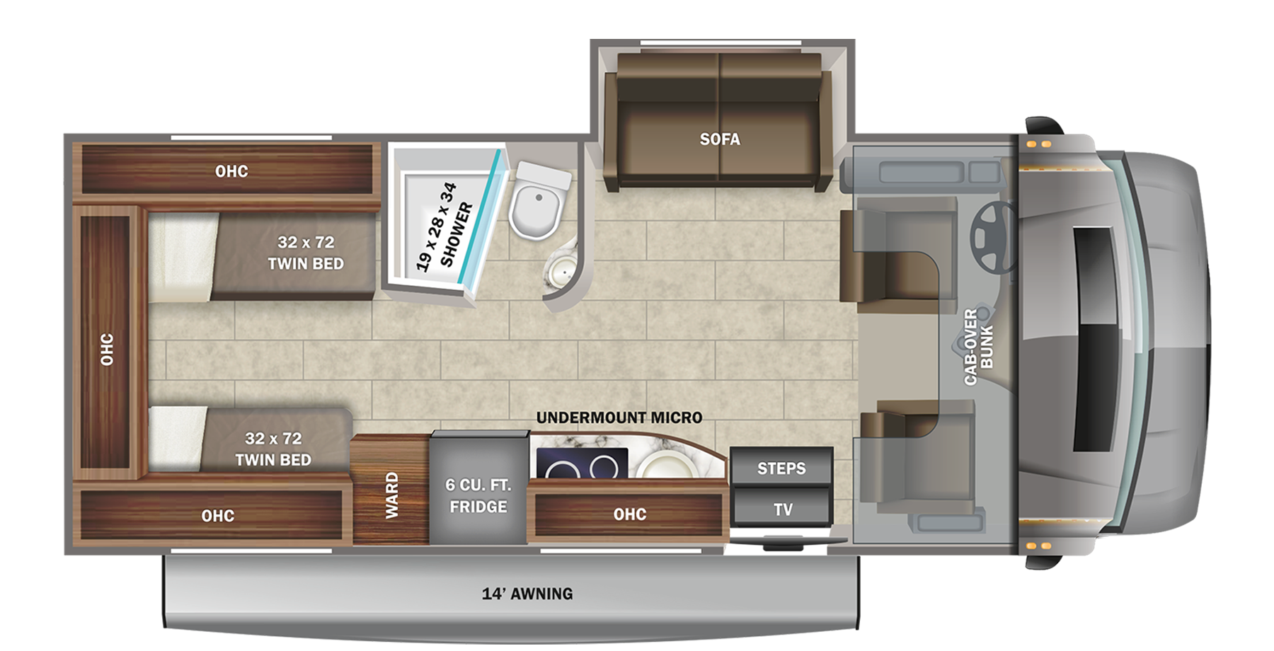 Jayco Melbourne Prestige 24TP Class A Motorhome