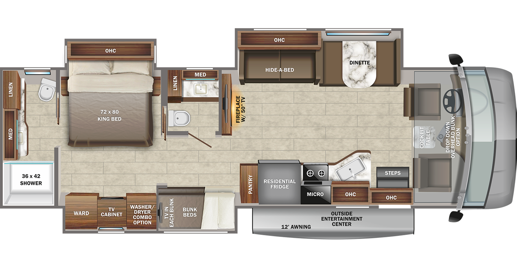 Jayco Precept Prestige 36B Class A Motorhome