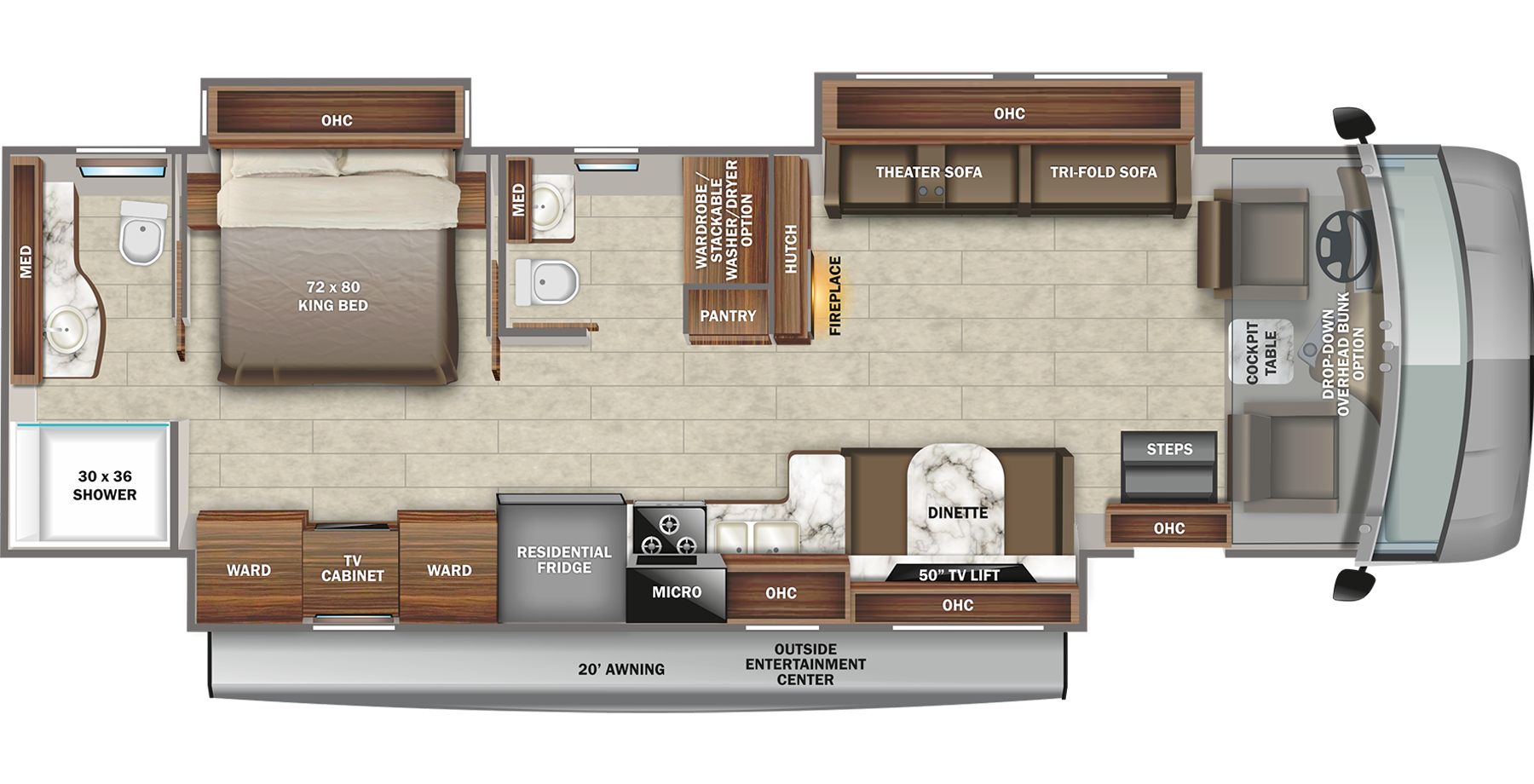 Jayco Precept 36C Class A Motorhome