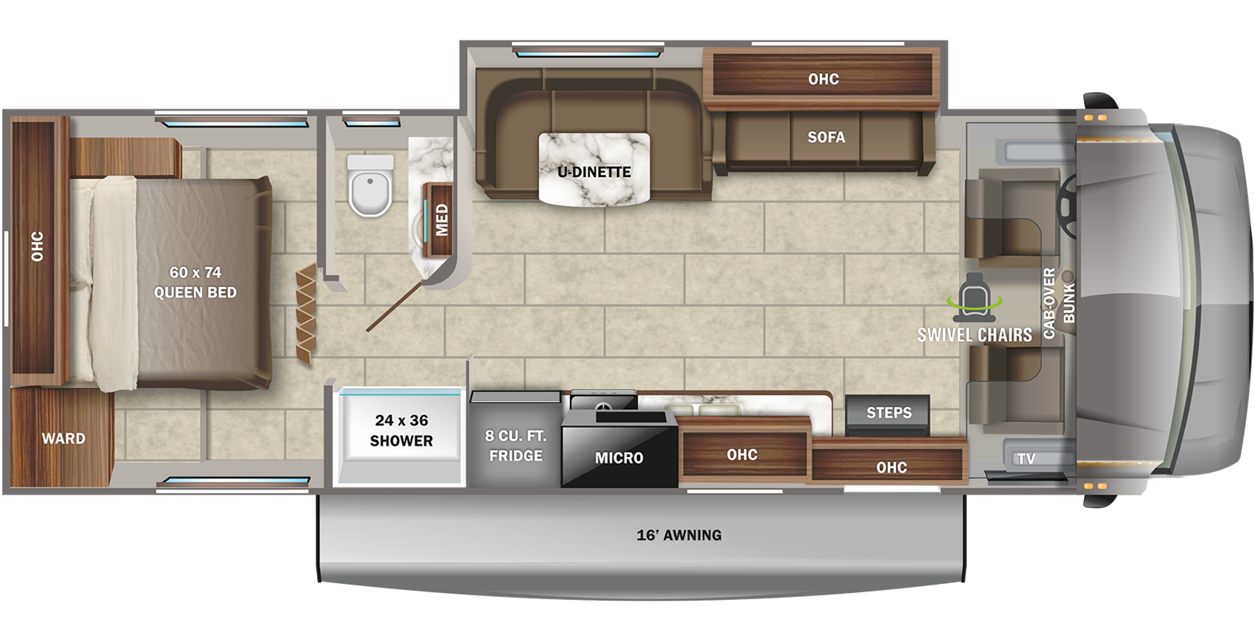 Jayco Redhawk 29XK Class C Motorhome